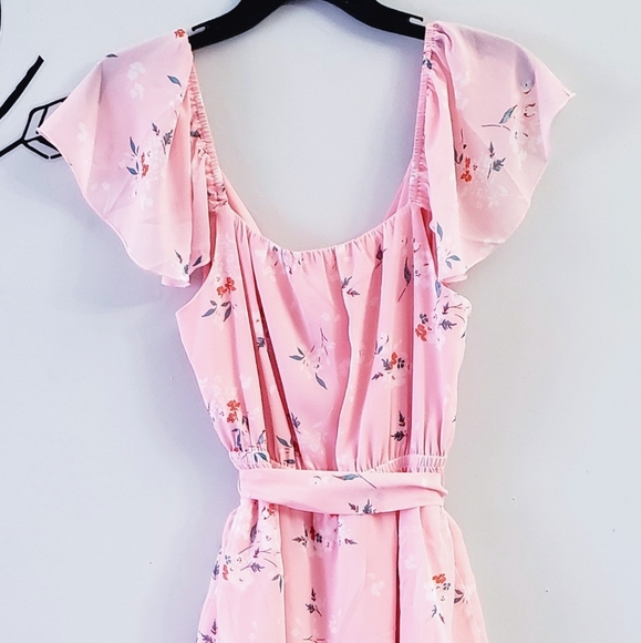 Beautiful Floor Length Floral Summer Dress - Picture 2 of 3